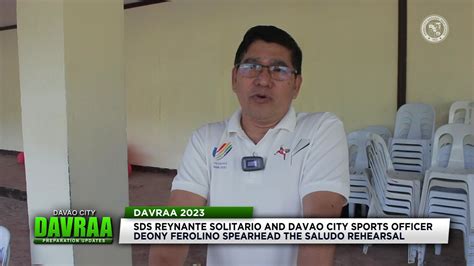 reynante solitario davao city|SDS Reynante Solitario personally supervises the.